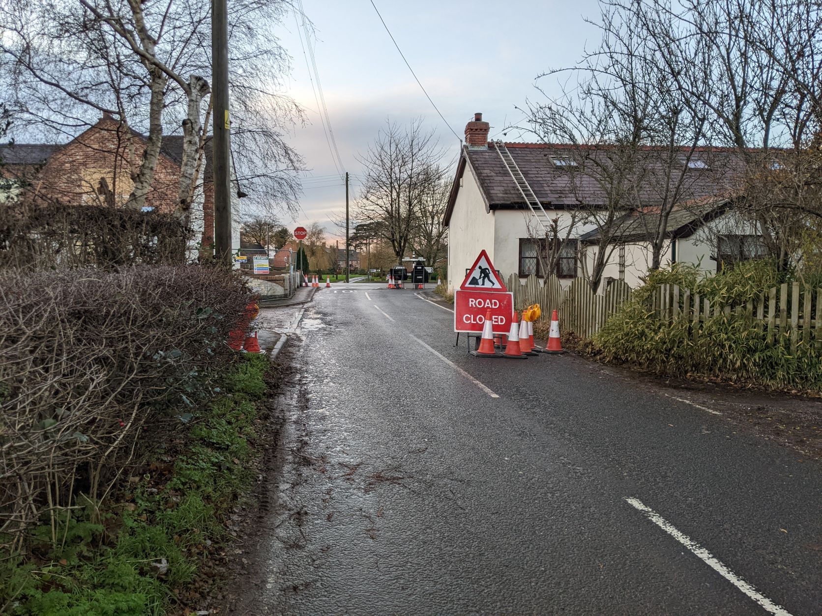 The expected roadworks?, December 6th